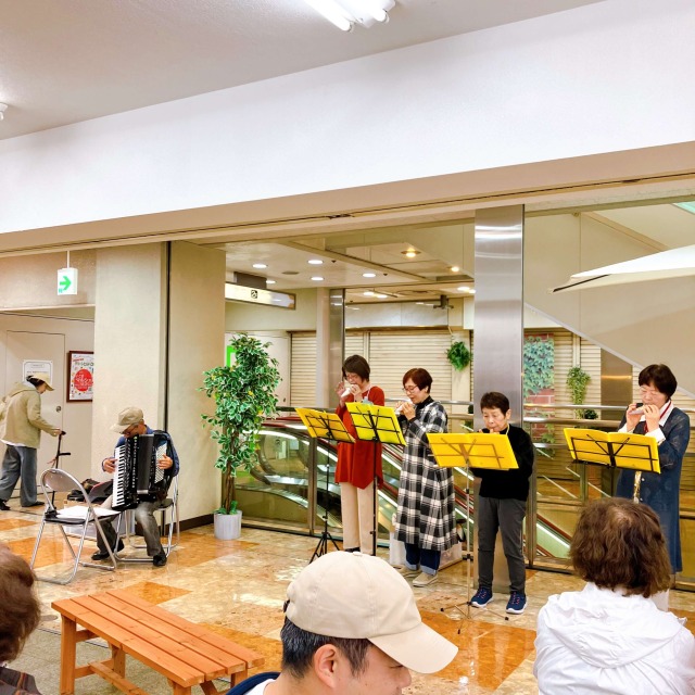 オカリナのステージ発表